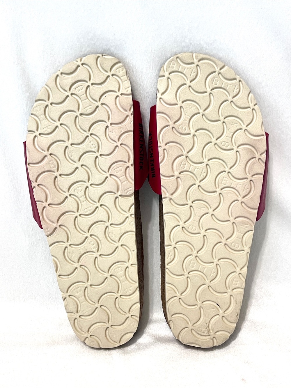 Birkenstock Madrid Slide Sandals Berry Red Narrow 37 L6.5 NWOT - Picture 6 of 6